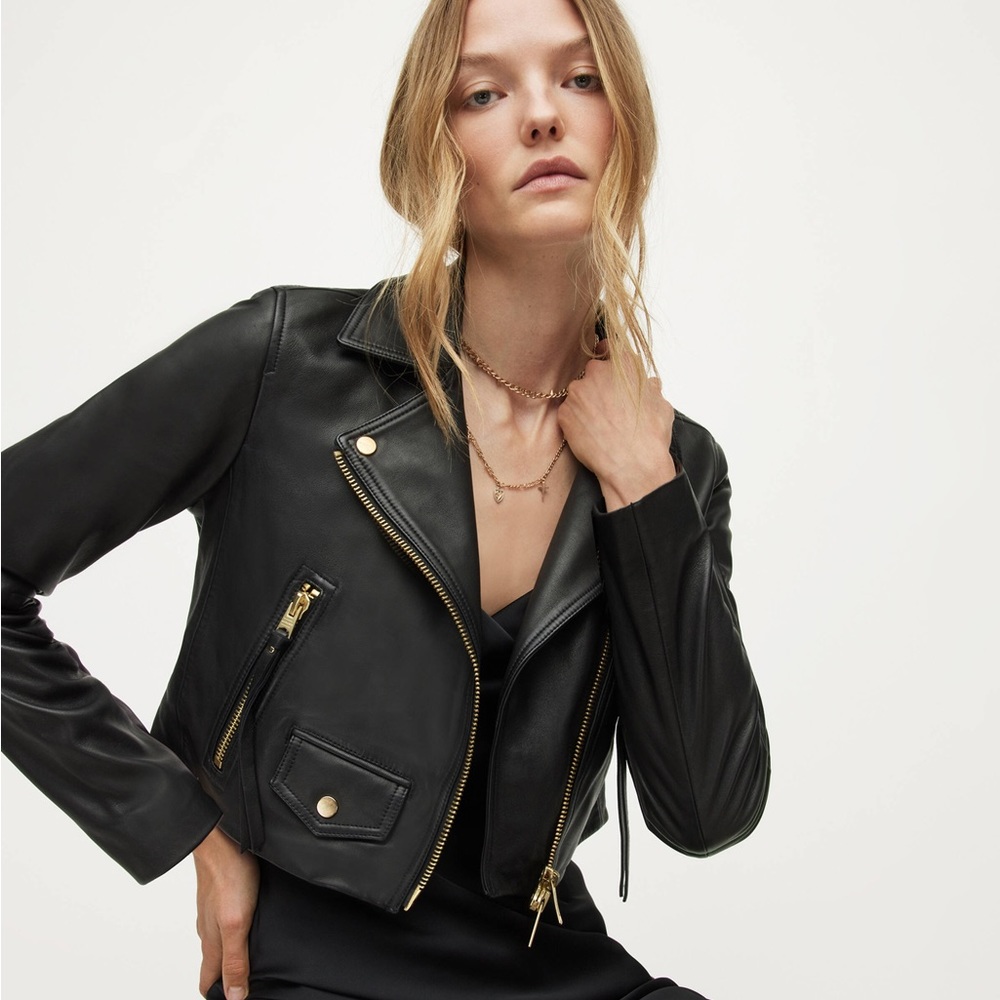 All saints Elora Leather Biker Jacket